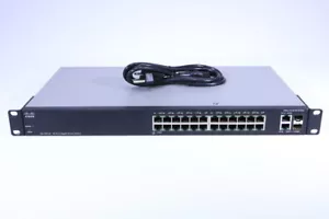 CISCO SG200-26 26-PORT GIGABIT SMART SWITCH - Picture 1 of 3