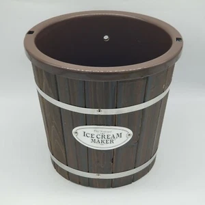Wood/Plastic Tub Nostalgia 4-Quart Electric Ice Cream Maker ICMP4WD Part Only! - Picture 1 of 6