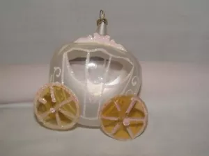 Soffieria De Carlini Pumpkin Cinderella Carriage Italian Ornament Damaged - Picture 1 of 6