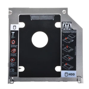 2nd HDD SSD Hard Drive SATA Caddy for Early 2008 Macbook Pro superdrive DVD - Picture 1 of 6