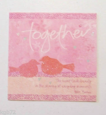 Leanin Tree Anniversary Greeting Card Multi Color Pink Qubes Series Q42 - Image 1 of 2