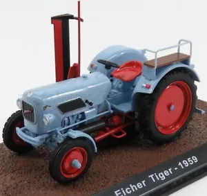 1/32 EDICOLA DIE-CAST METAL EICHER - TIGER TRACTOR 1959 - LIGHT BLUE - Picture 1 of 2