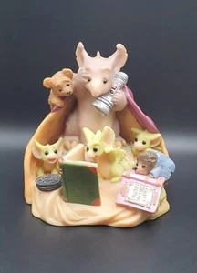 Pocket Dragons Scary Stories After Bedtime Limited Ed. 7”x6” Vintage Figurine - Picture 1 of 9