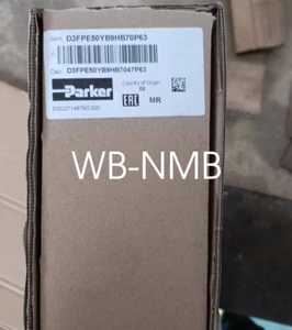 New Parker D3FPE50YB9HB70P63 proportional valves FedEx or DHL - Afbeelding 1 van 1