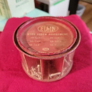Elgin Wood Screw Assortment Container Made For Sears, Roebuck And Co. - Picture 1 of 12
