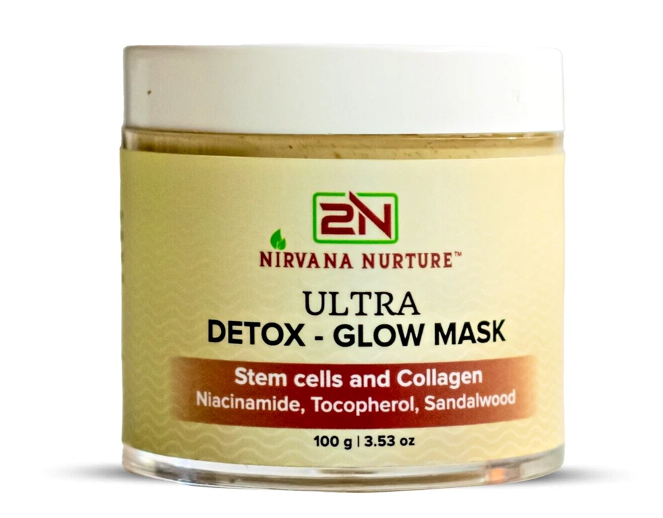 Ultra Detox Glow Face Mask Detox Daily Toxins Glow Dull Skin Naturally - Image 1 of 4
