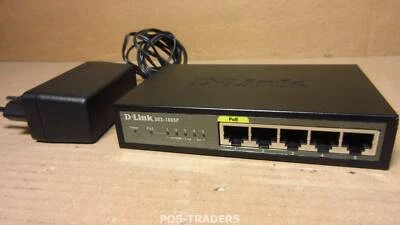 D-Link DES-1005P - 5-Port 10/100 Unmanaged Switch with 1 PoE Port - INCL PSU - Image 1 of 2