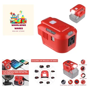 Wechselrichter für Milwaukee, 150W Tragbares Netzteil Inverter für Milwauk... - Bild 1 von 8