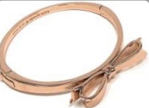 Bracciale Kate Spade Love Note Tono Rosa Nuovo con etichette con custodia 107a
