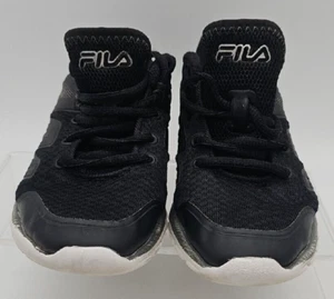 Fila Youth Unisex Black Sneaker Shoes Low Top Lace Up Size 13 - Picture 1 of 6