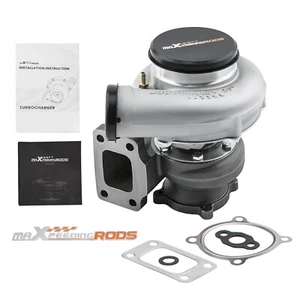 GT35 GT3582 T3 TURBO TURBOCHARGER FOR 4/6 CYL 3.0-6.0L ENGINES A/R .63 4 BOLT - Picture 1 of 13