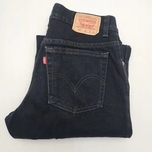 Levi's Boys 550 Relaxed Fit Jeans Size 10 Husky 31x25.5 Black 100% Cotton - Picture 1 of 8