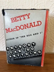 Anybody Can Do Anything by Betty MacDonald First Edition 3rd Printing 1950 HC/DJ - Picture 1 of 6
