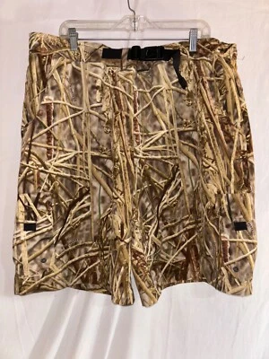 Cabela’s Seclusion 3D Backwaters Camuflados Pantalones Cortos Para Hombre XXL Marrón NUEVO SIN ETIQUETAS NUEVO Caza Foto 1 de 3