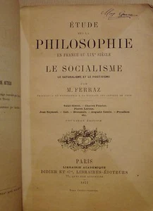 FERRAZ Marin - NATURALISMUS UND POSITIVISMUS - 1877 - Bild 1 von 3