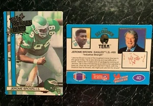 Jerome Brown 1990 ALL MADDEN TEAM Action Packed Card #40 - Picture 1 of 3