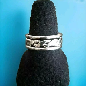 Erick's Sterling Silver Braided Band Ring Size 9 Taxco.925 - Picture 1 of 9