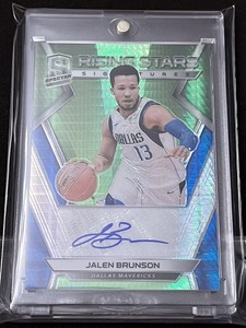 2018-19 Panini Spectra #RS-JBR Jalen Brunson RISING STARS AUTO 49/49 SSP ROOKIE