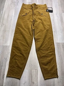 Kut from the Kloth Corduroy Tapered Pants Flap Pockets Retro Brown Size 00 NWT - Picture 1 of 16