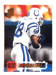 Tarjeta de fútbol americano Marshall Faulk #605 Topps 1995 (Indianapolis Colts) E - Imagen 1 de 2