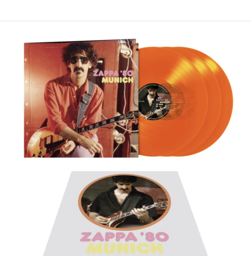 FRANK ZAPPA-Zappa ’80: Munich Ltd Ed 3x Orange Vinyl+Iron On Transfer IN STOCK - Image 1 of 1