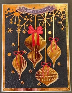 NATALE - Ornamenti in rame - Biglietto fatto a mano da DEE - Foto 1 di 6
