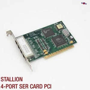 STALLION Technologie 4-PORT SER CARD en Série PCI-RJ45 600098 Pca Eio 4 Easy Io - Photo 1/5