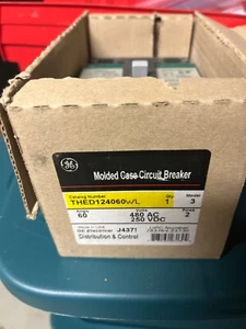 GE molded case circuit breaker catalog number THED124060 - Picture 1 of 3