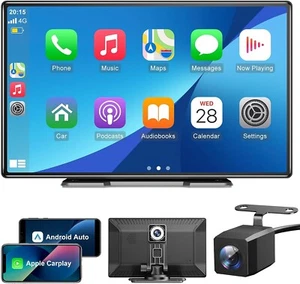 ESSGOO A-pple CarPlay & Android Auto, 9 Zoll IPS Carplay Bildschirm - Bild 1 von 8