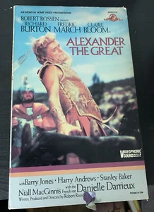 Alexander The Great VHS Tape Big Box Videophonic Richard Burton Frederic March - Picture 1 of 4