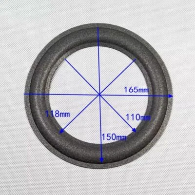 165mm Diameter Foam Surrounder Woofer Edge for 6.5" 6.5 Inch Speaker Repairing - Image 1 of 2