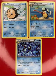 Pokémon TCG Seismitoad Palpitoad Tympole 41/42/43/113 Legendary Treasures LP - Picture 1 of 2