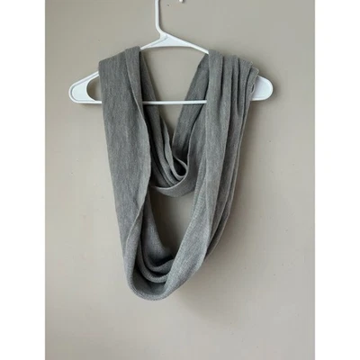 Calvin Klein Gray Knit Infinity Scarf Lightweight Soft Neutral - Image 1 of 4