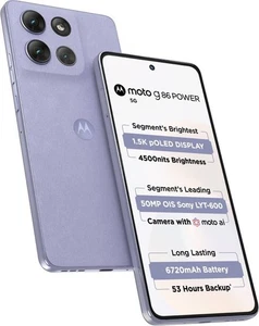 MOTOROLA G86 Power 5G (Cosmic Sky 128GB 8GB RAM) Dimensity 7400 Global Version. - Picture 1 of 13