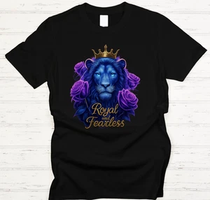 Christian Lion T-Shirt - Faith & Jesus Inspired Design Tee Unisex - Picture 1 of 5