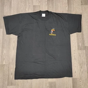 Guinness Promo T-Shirt Vintage Einzelnaht bestickt Herren XL Bildschirme Sterne - Bild 1 von 7