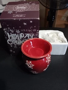 SCENTSY SNOWFLAKE ROT STECKWÄRMER mit Box funktioniert super - Bild 1 von 12