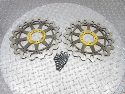 Par de discos de rotor de freno delantero izquierdo derecho Suzuki Hayabusa GSXR1300 2006 01-07 Foto 1 de 4