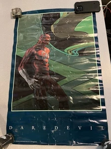 1990 DAREDEVIL POSTER (33x22) Vintage Marvel Comic Art Displayed USED - Bild 1 von 3