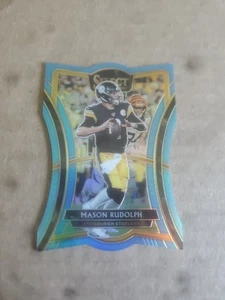 2019 Select Premier Level Die-Cut Light Blue Prizm /99 Mason Rudolph Steelers!! - Bild 1 von 2