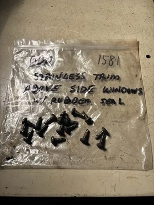 1969 Amc Javelin Screws Bolts Lot Stainless Above Side Window Grille Mount Bolts - Image 1 of 4