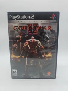 God of War II PS2 PlayStation 2 Black Label - Complete In Box - Picture 1 of 8