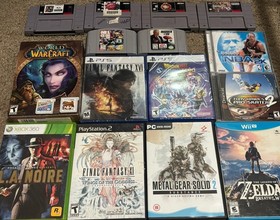 Video Game Lot - PC, Wii U, 3DS, Dreamcast, PS5, And More