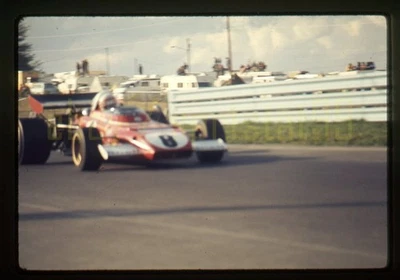 Clay Regazzoni #8 Ferrari 312 - 1972 US Grand Prix Watkins Glen - Vtg Race Slide - Image 1 of 3