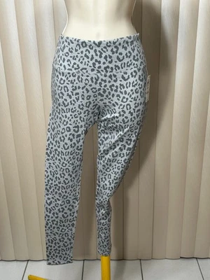 Pantalones de pijama Jenni Intimates XS Relax Lounge PJ Leggings Gris Leopardo Foto 1 de 4