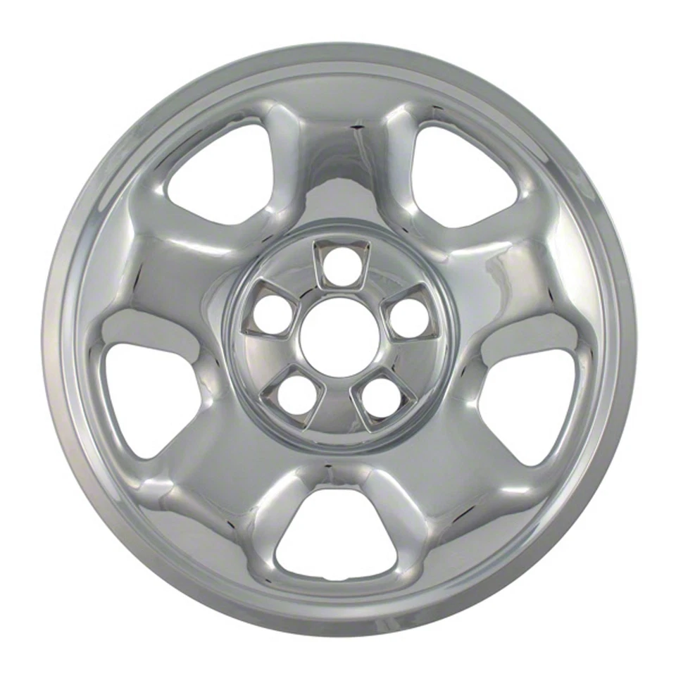 全新 4 件套 17 英寸镀铬车轮保护膜 适用于 2006 - 14 本田 Ridgeline,09 - 14 飞行员 — 第 1/1 张图片