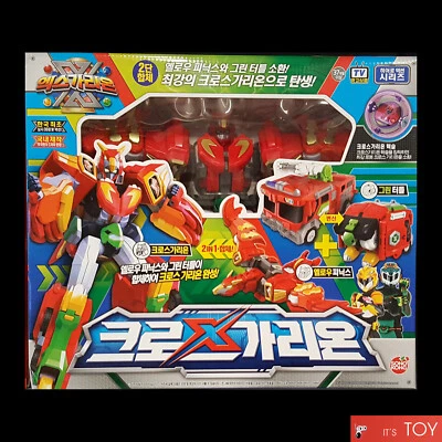 X-Garion CROSS GARION Yellow Phoenix Green Turtle Transforming Robot Sonokong - Image 1 of 4