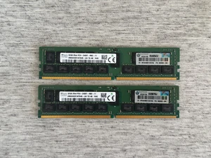 Lot of 2 HPE 809083-091 32GB 2Rx4 PC4-2400T 19200 DDR4 ECC Smart Memory DIMM - Picture 1 of 2