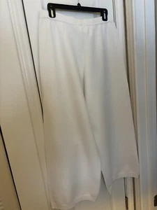 JOAN VASS Women's Ankle Stretch Interlock Pant Size 2 Large - Picture 1 of 7