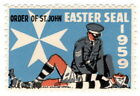 (I.B) New Zealand Cinderella : St John Ambulance Easter Seal (1959)